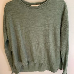 Green Lightweight Loft Long-Sleeve Sweater Size L